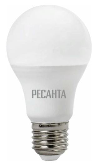Лампа светодиодная Ресанта LL-R-A80-20W-230-6K-E27