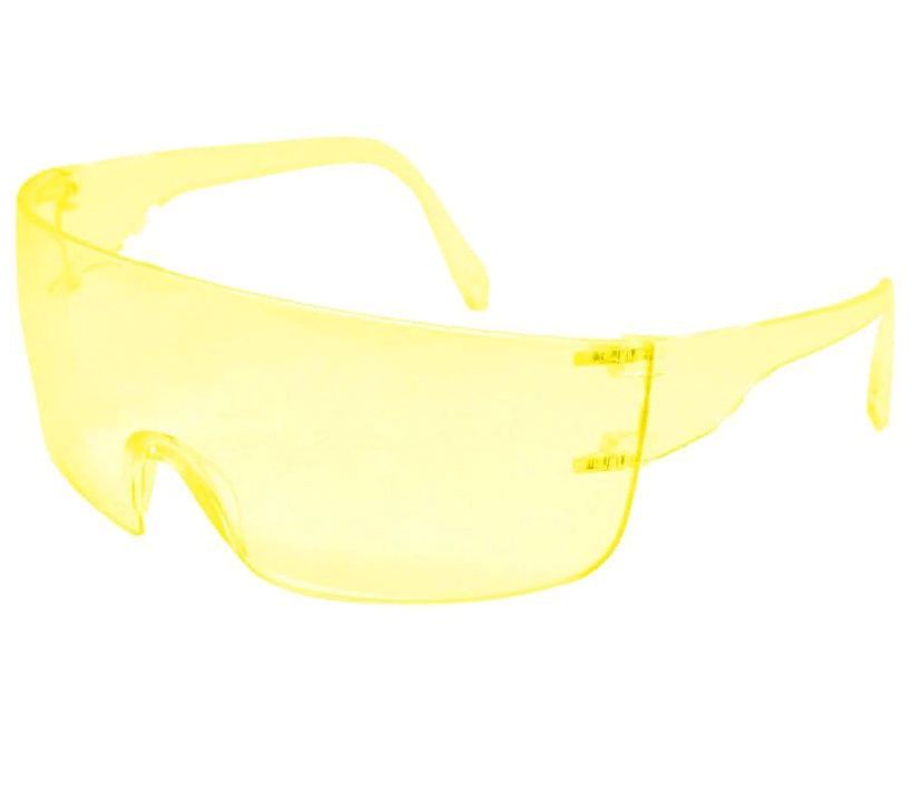 Очки защитные USPEX открытый тип, желтый корпус и дужки (12226-3)