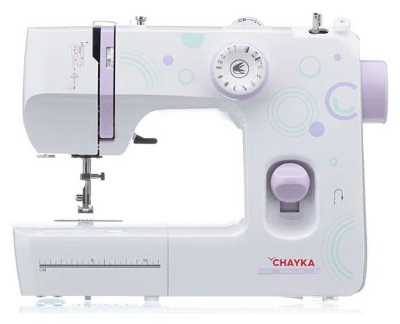 Швейная машина CHAYKA - 590 БЕЛ./сиренев.
