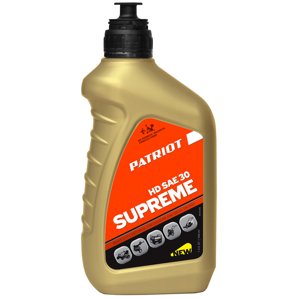 Масло PATRIOT SUPREME HD SAE 30 4Т 0,946л