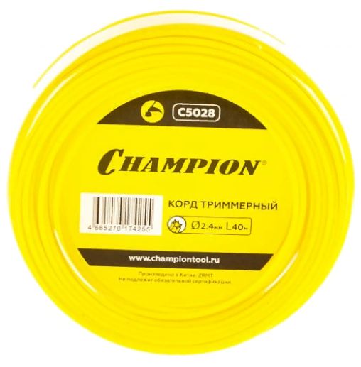 Корд трим. (леска) CHAMPION Star 2.4мм*40м 