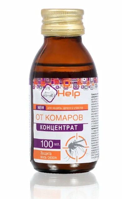 HELP Концентрат от комаров инсектицидный, 100мл