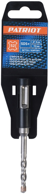 Бур PATRIOT SDS Plus S2 6x110