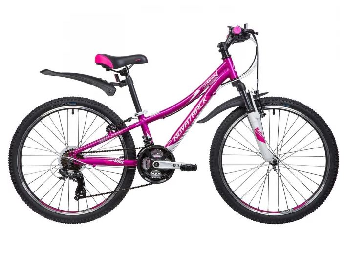 Велосипед NOVATRACK 24AHD.KATRINA.12GVL4 фиолетовый 168418