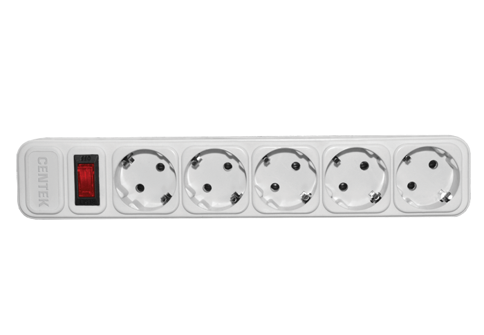 Сетевой фильтр Centek CT-8900-5-4,5 White