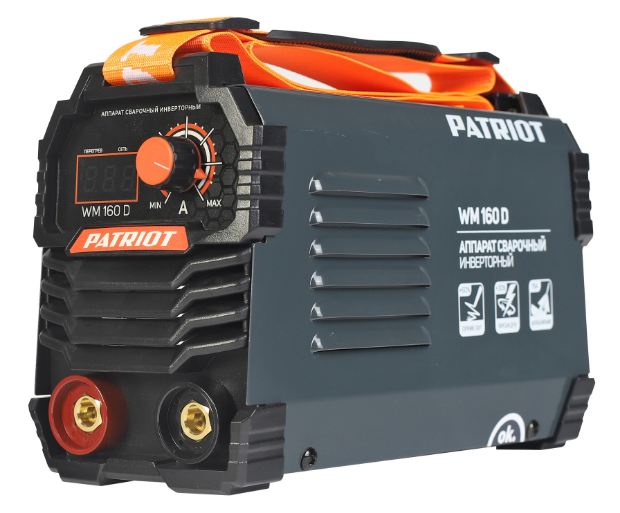 Аппарат сварочный инверторный PATRIOT WM 160D MMA /диспл