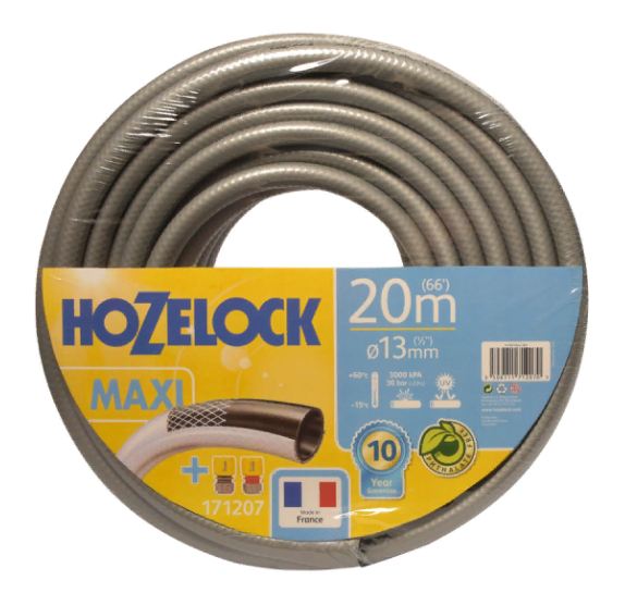 Шланг Tricoflex Maxi поливочный 13мм, 1/2 20м с комлектом фитингов, Hozelock /171207/