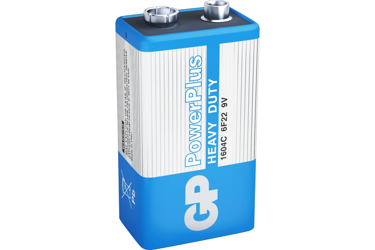 Батарейка GP PowerPlus 1 шт 9V пленка