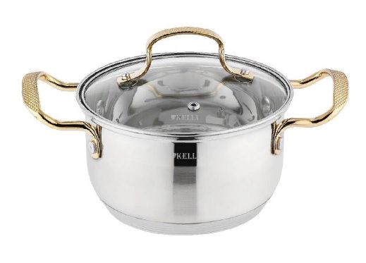 Кастрюля Kelli KL-4708-20 нерж. 3,8л