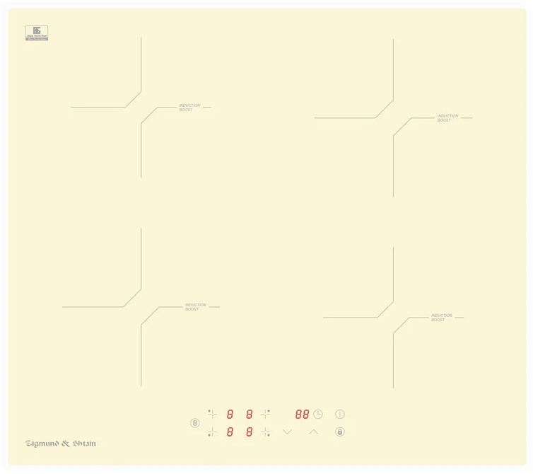 Индукц.панель Zigmund&Shtain CI 33.6 I БЕЖ.