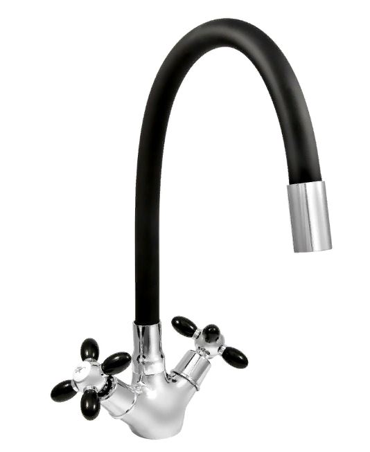 Кух.смеситель Juguni 0402.139 гибкий излив, черный