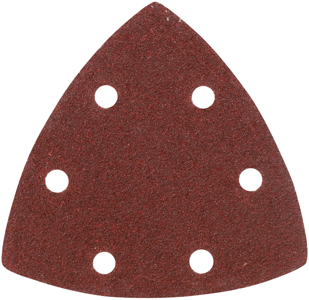 Треугольник шлифовальный PATRIOT на липучке, 80х80х80мм, Р60, 6 отверстий, 5 шт