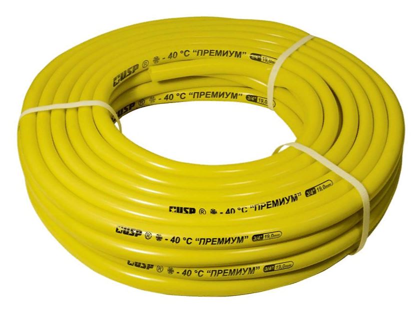 Шланг USPEX 1/2"х15м, желтый поливочный