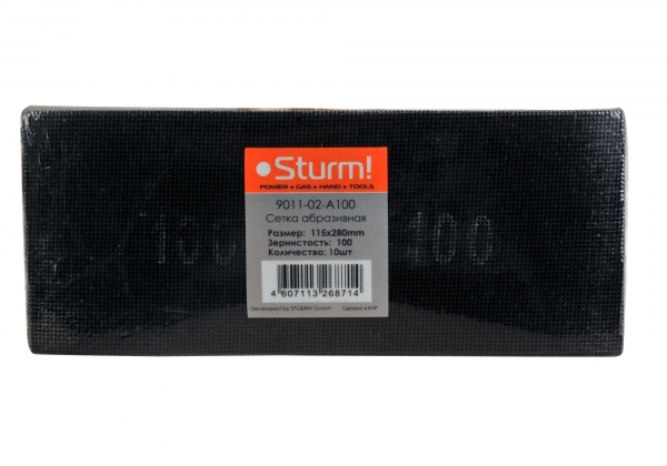 Сетка абразивная STURM 9011-02-А150 115х280мм