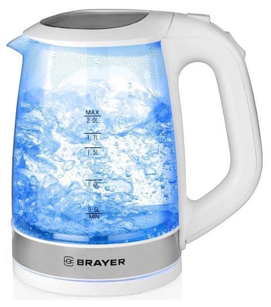 Чайник BRAYER 1040BR-WH