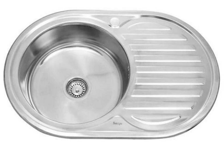 Мойка врезная SINKLIGHT N7750 ECO L0,6/160 1P (*15) + СИФОН