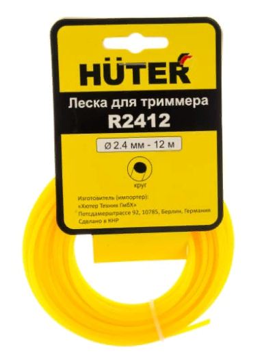 Леска для триммера HUTER R2412 (круг)