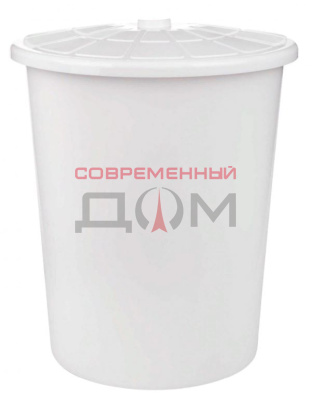 Бак универсальный 100л с крышкой (белый) /М6925/ Башкирия