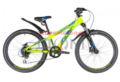 Велосипед NOVATRACK 24AHD.EXTREMEHD.11GN4 салатовый 168413