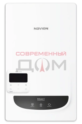 Котел наст. Navien S Deluxe COAXIAL PRO-24K /выносной пульт/ закрыт. (без стояка) до 240кв.м, 2-х конт.
