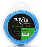 Леска для триммера TUSCAR Square Twist DUO Premium