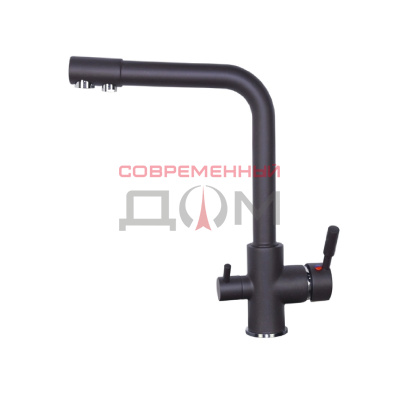 Кух.смеситель Zigmund&Shtain 1300 ZS под гранит/черн. базальт