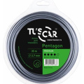 Леска для триммера TUSCAR Pentagon, Premium 2,7мм*35м