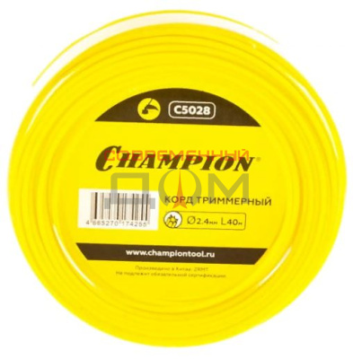 Корд трим. (леска) CHAMPION Star 2.4мм*40м 