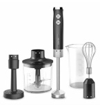 Блендер Centek CT-1352 /черный, 1000Вт, 4в1, блендер/венчик/пюре/чоппер 400мл +мерный стакан 600мл