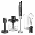 Блендер Centek CT-1352 /черный, 1000Вт, 4в1, блендер/венчик/пюре/чоппер 400мл +мерный стакан 600мл