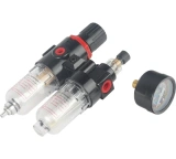 Фильтр влагомаслоотделитель PATRIOT FRL 180 с лубрикатором и манометром, 700 л/мин, давление 8 бар