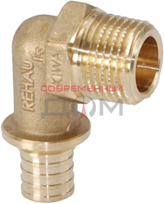 Уголок соединительный с нар. резьбой 20х1/2" EasyPress