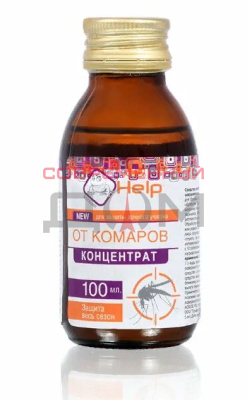 HELP Концентрат от комаров инсектицидный, 100мл