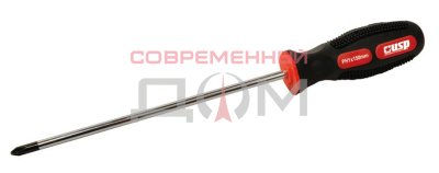 Отвертка USPEX дв.цв.р. CrV 3* 75мм шлиц /55132/