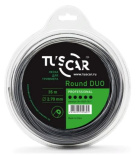 Леска для триммера TUSCAR Round DUO, Professional, 