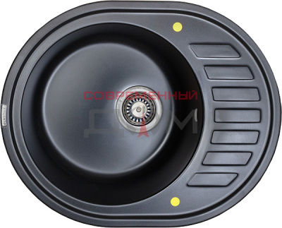 Кух.мойка Ecoshtein KREIS OV 620 Черный
