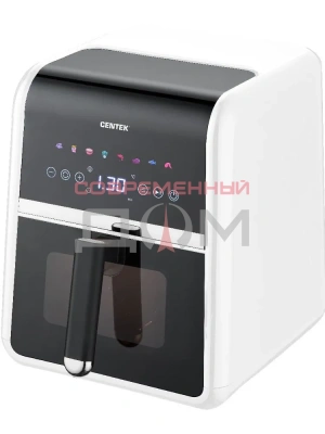 Аэрогриль Centek CT-3188 /светло-беж., 5л, 1500Вт, сенсорное управление, 8 программ, обдув 360°