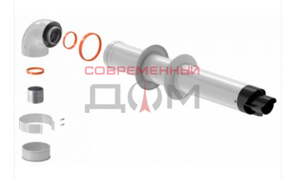 Комплект коаксиальный 60/100 KTS-01B-075 