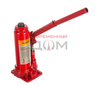 Домкрат Sparta гидравлический бутылочный, 3 т, h подъема 180-320 мм, Compact/50332