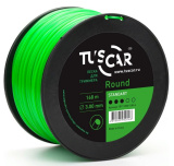 Леска для триммера TUSCAR Round Standart, 3,0мм*168м