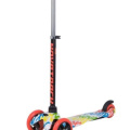 Самокат детский NOVATRACK 120H.DISCOKIDS.WMC8 Disco-kids неоновый цветной дизайн белый 126176
