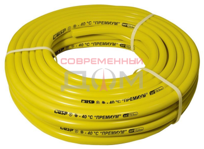 Шланг USPEX поливочный МОРОЗОСТОЙКИЙ 1"х25м, желтый /77286-6/