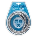 Шланг душевой AV Engineering AVSSS-118 SUS/EPDM, 1/2" г-г 150 см, хром, anti-twist Шланг душевой AV Engineering AVSSS-118 SUS/EPDM, 1/2" г-г 150 см, хром, anti-twist