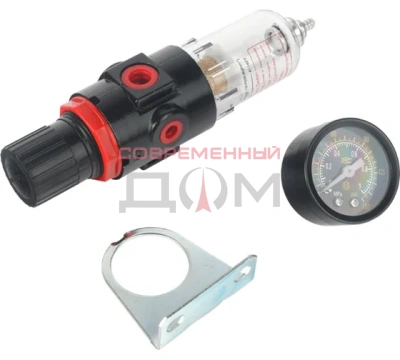 Фильтр влагомаслоотделитель PATRIOT FR 180 с регулятором, 700л/мин, давл. 8 бар, 40 мкм,резьба 1/4"