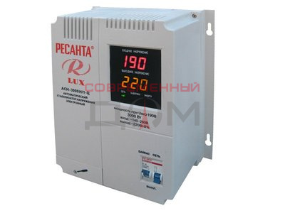 Стабилизатор напряжения РЕСАНТА Lux АСН-3000Н/1-Ц
