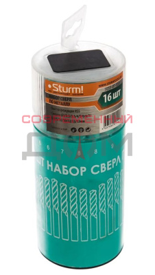 НАБОР Сверл по металлу Sturm 1055-01-SS3 16шт*упак