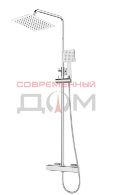 Душевая термостатическая система (Lt), серия THS хром, AV Engineering