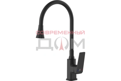 Кух.смеситель AV Engineering (Lt) D35 серия WIN (black) AVWIN4-BL165-141