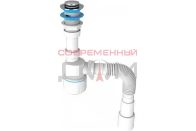 Сифон AV Engineering для умывальника click-clack, гайка 32 мм