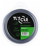 Леска для триммера TUSCAR Pentagon, Premium